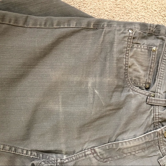 H&M Low Rise Slim Fit Gray Grey Jeans Dar Wash Denim Pants Bottoms Size 32 C - Picture 6 of 9